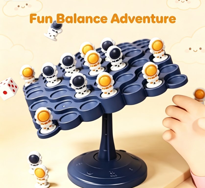 Astronaut Balance Tree Board Game – Fun Two-Player Interactive Strategy Game for Family Parties & Social Gatherings