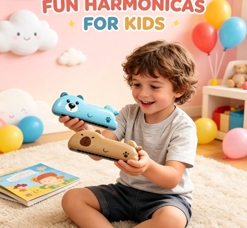 Kids Musical Mouth Organ Toy – Cute Animal-Shaped 16-Hole Beginner Instrument for Music Education